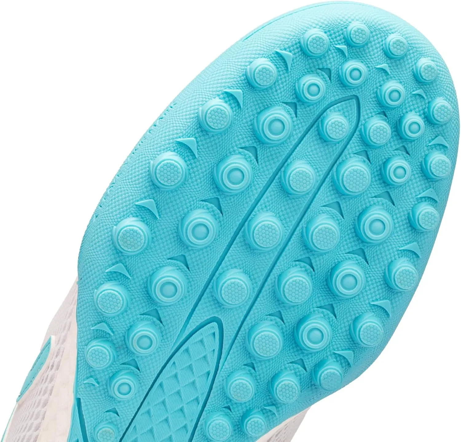 KELME Kids' Indoor Soccer Cleats, Breathable Mesh Turf Futsal Shoes, Turn-Lock, Boys Girls Football Baseball Softball Sneaker for Little/Big Kid