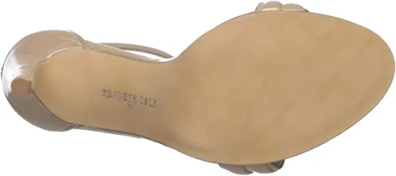Kenneth Cole Women's Women's Brooke Ankle Strap Heeled Sandal, Buff, 6.5