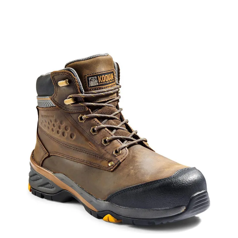 KODIAK® Men's Crusade Waterproof 6" Composite Toe Hiking Boots - Slip Protection - K4NKAD