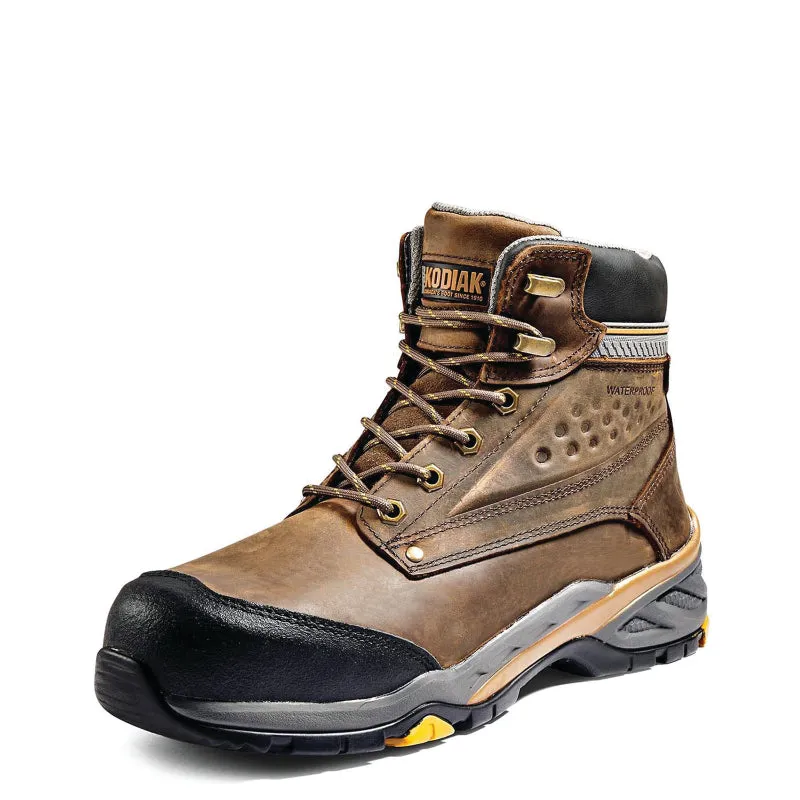 KODIAK® Men's Crusade Waterproof 6" Composite Toe Hiking Boots - Slip Protection - K4NKAD