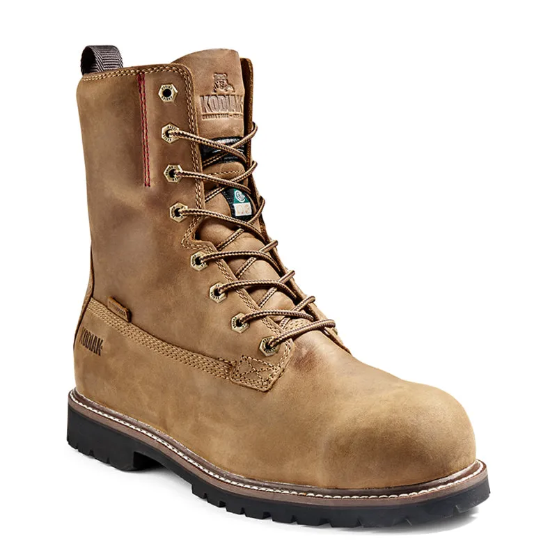 KODIAK® Men's Mckinney 8" Waterproof Composite Toe Safety Work Boots - 4NLSBN