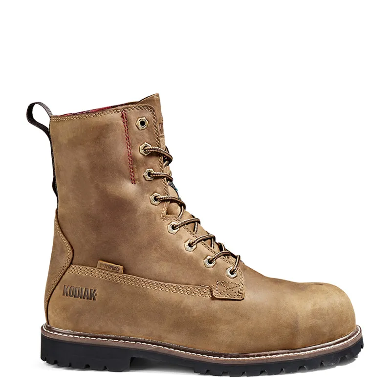 KODIAK® Men's Mckinney 8" Waterproof Composite Toe Safety Work Boots - 4NLSBN