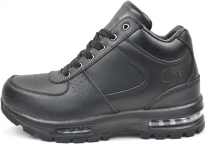 LABO Men's Black Hiking Leather Boot Air Heel 5712 7