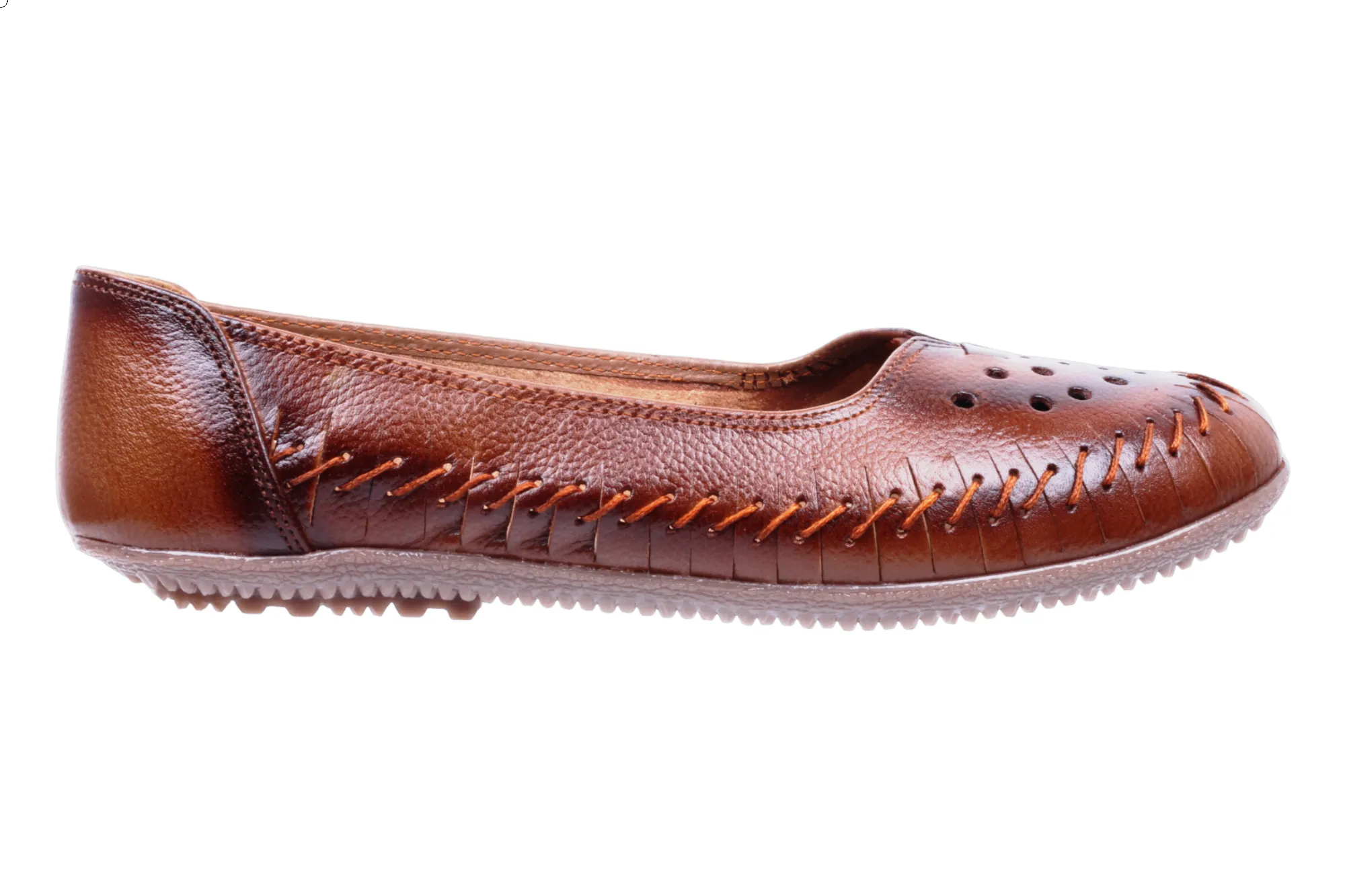 LADIES FLAT LEATHER BELLY 996050