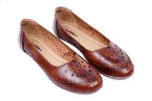 LADIES FLAT LEATHER BELLY 996050