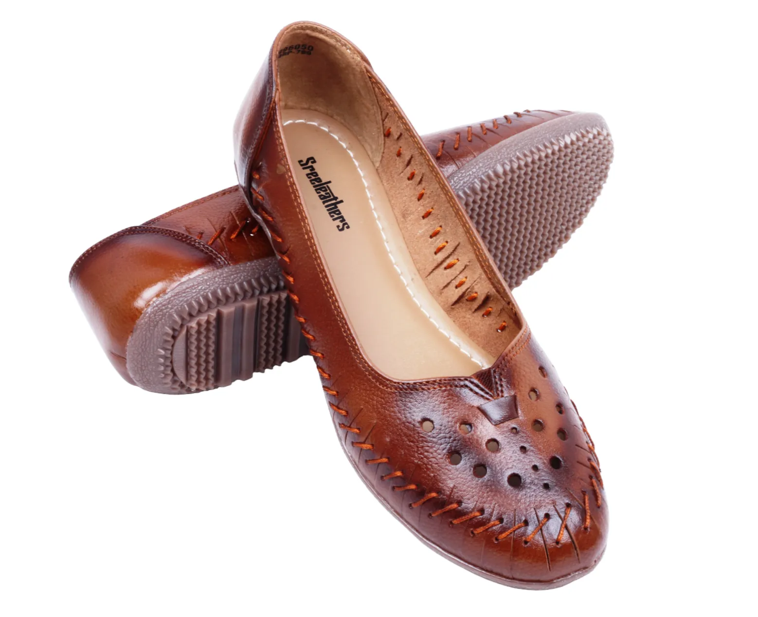 LADIES FLAT LEATHER BELLY 996050