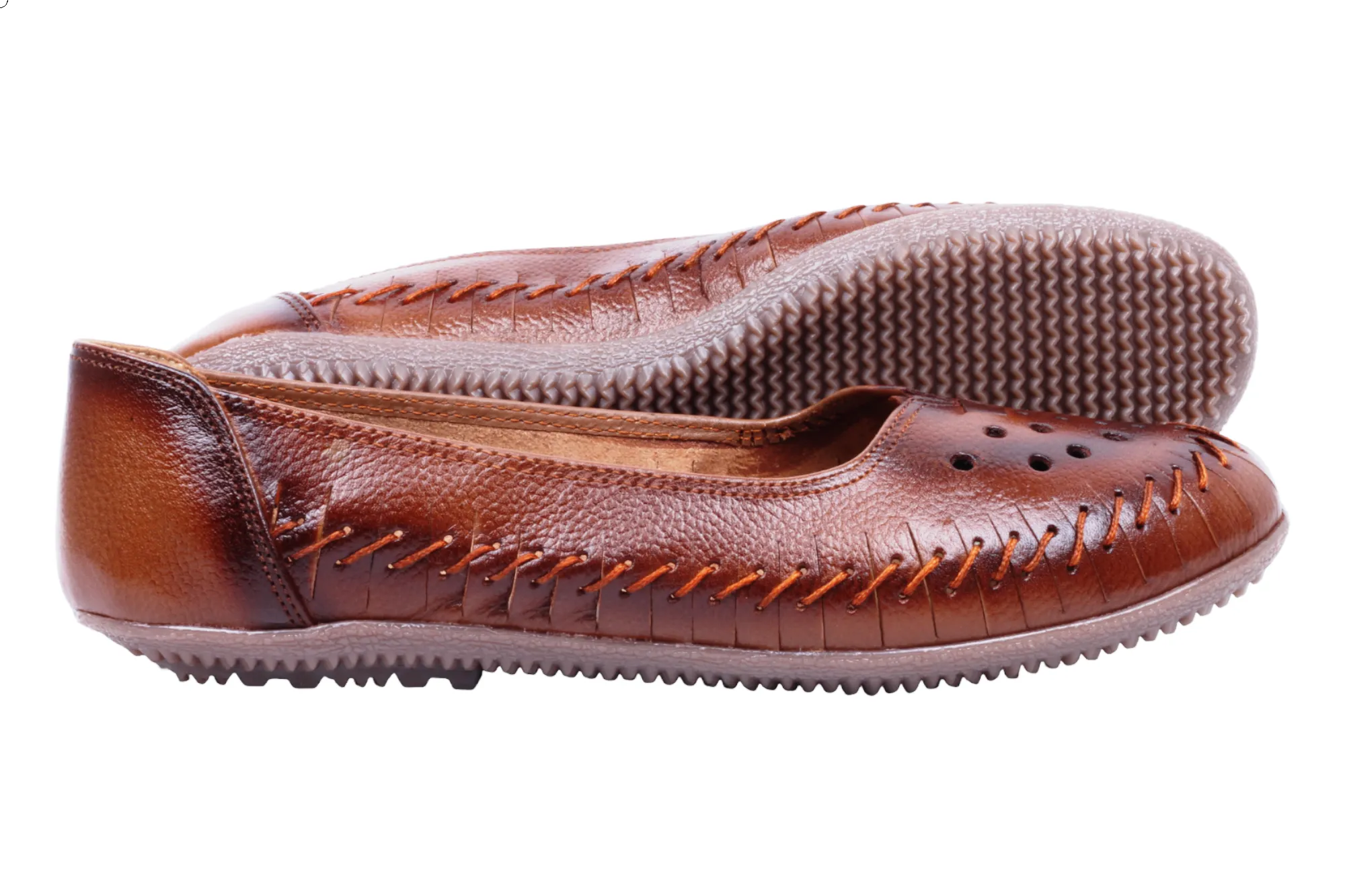 LADIES FLAT LEATHER BELLY 996050