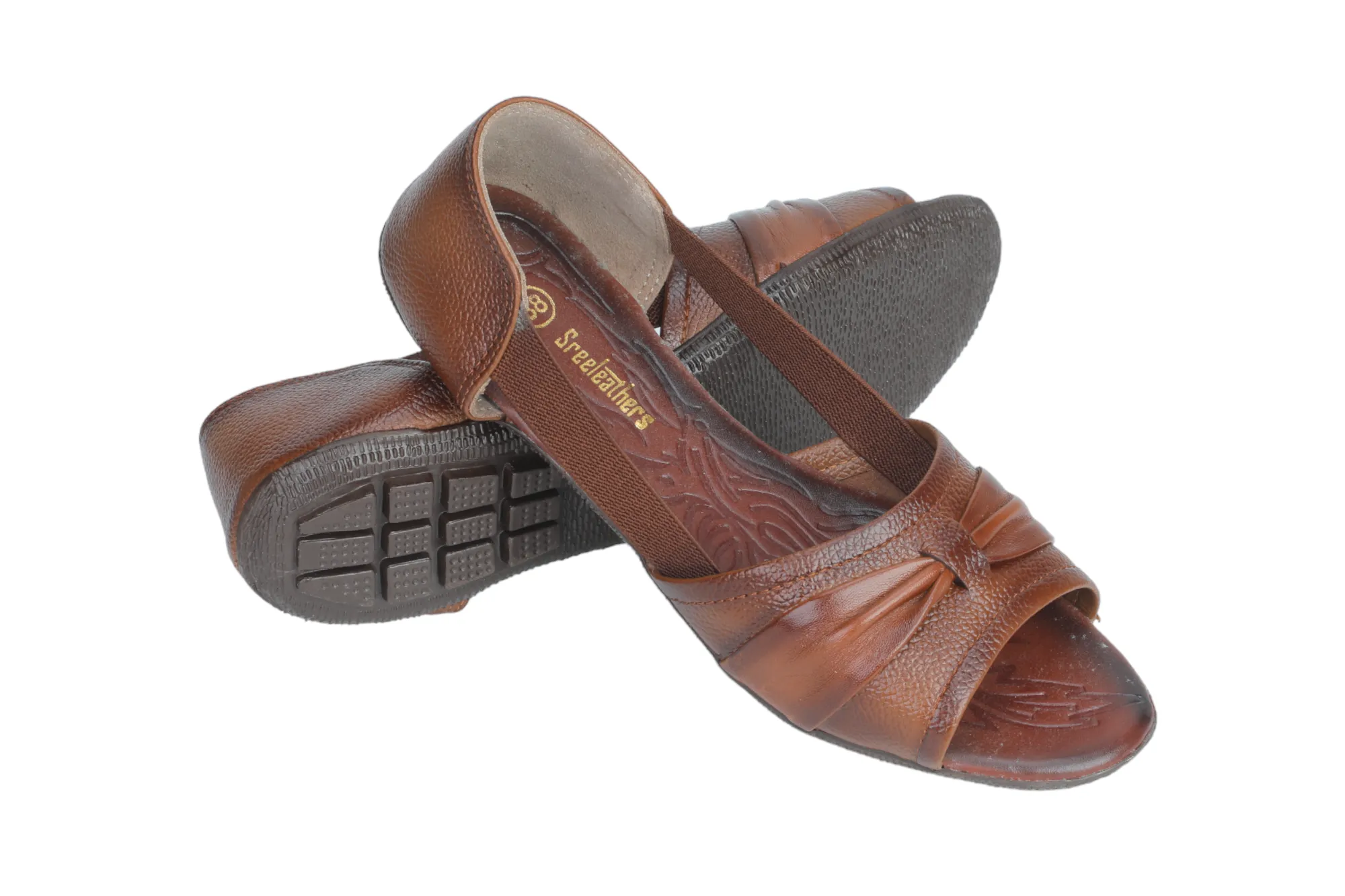 LADIES FLAT LEATHER SANDAL 999532