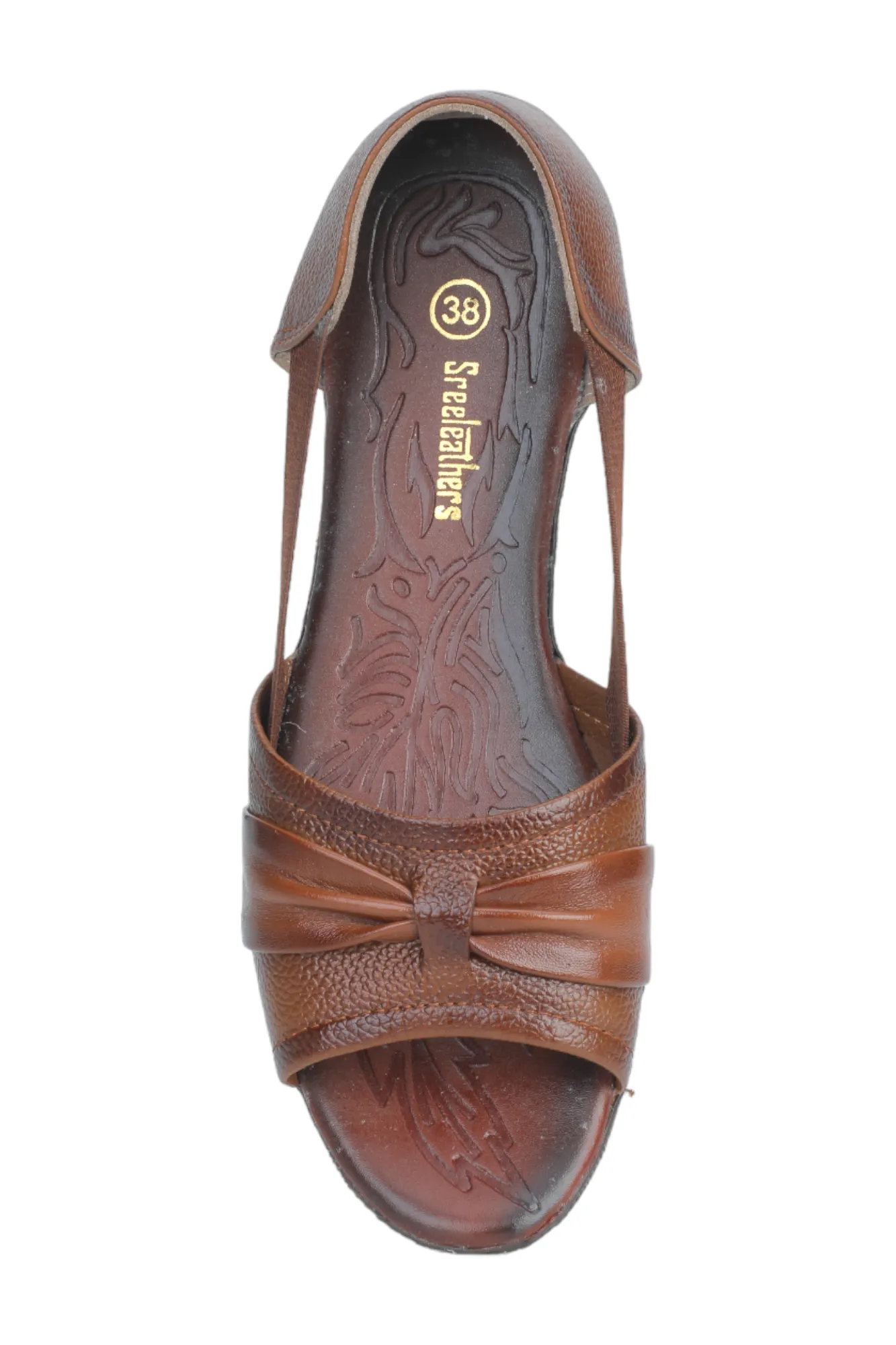 LADIES FLAT LEATHER SANDAL 999532
