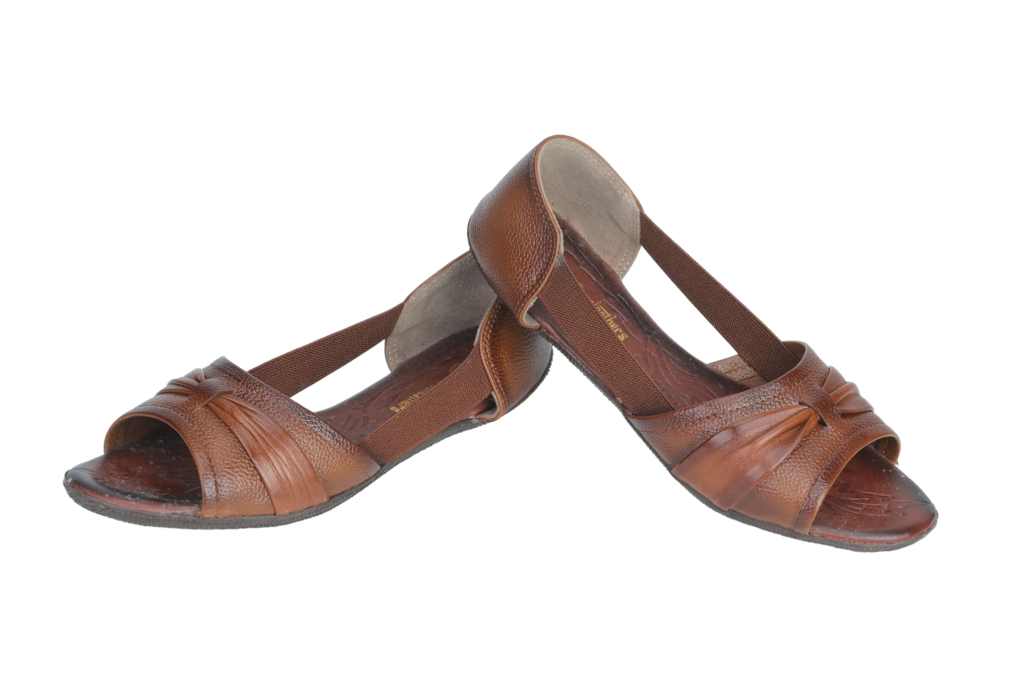 LADIES FLAT LEATHER SANDAL 999532