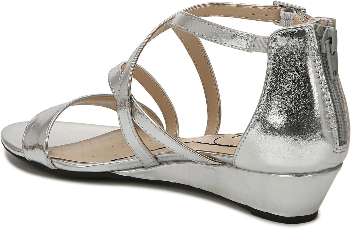 LifeStride Women's Yolanda Strappy Wedge Sandal