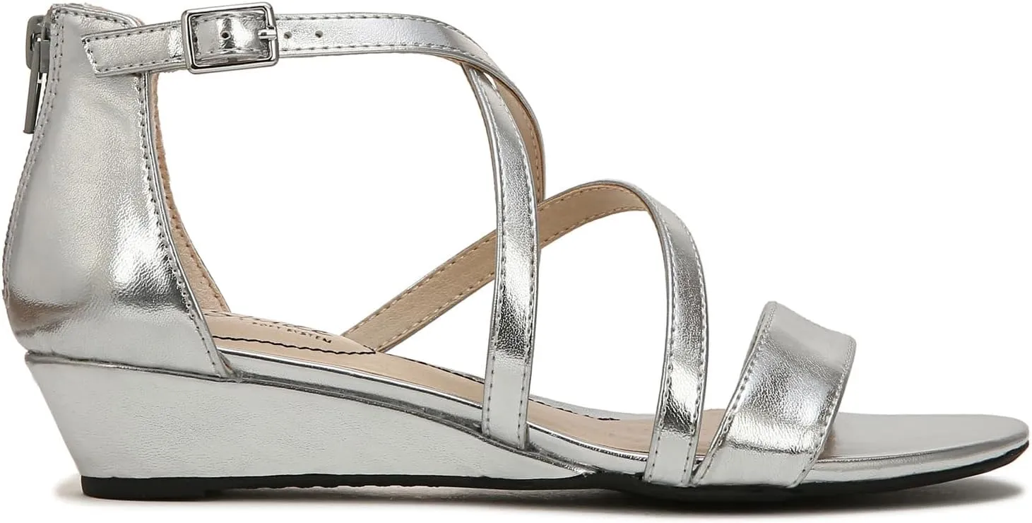 LifeStride Women's Yolanda Strappy Wedge Sandal
