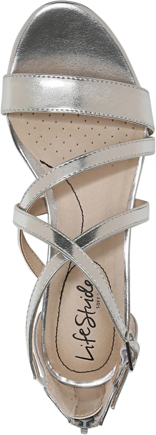 LifeStride Women's Yolanda Strappy Wedge Sandal