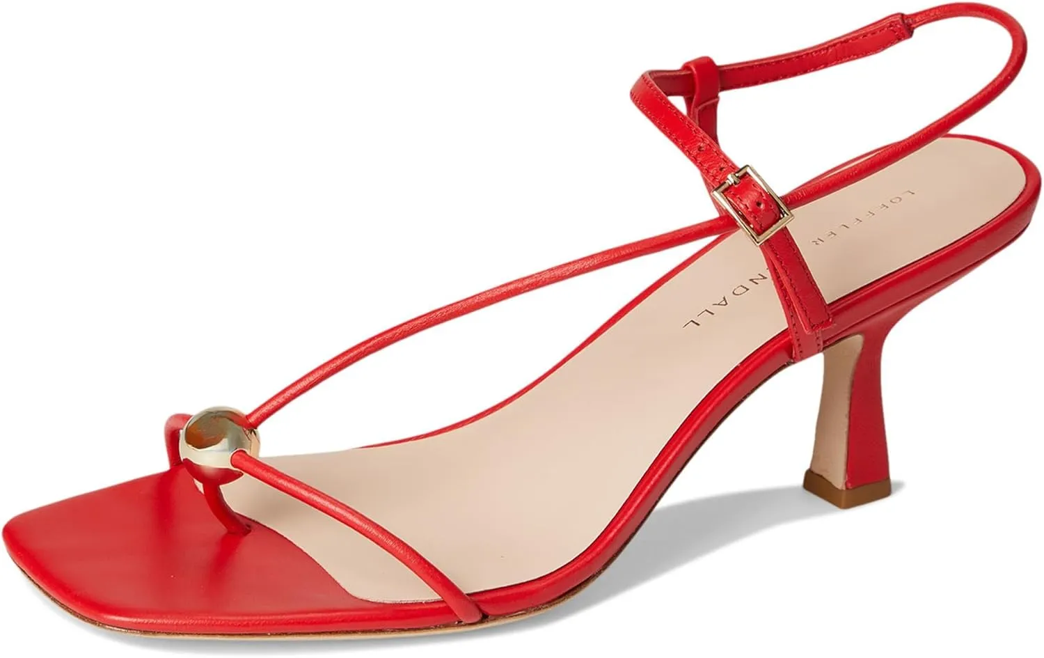 Loeffler Randall Women's Triana Strappy Mid-Heel Sandals with Ball