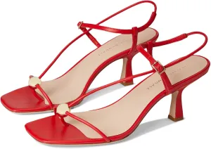 Loeffler Randall Women's Triana Strappy Mid-Heel Sandals with Ball