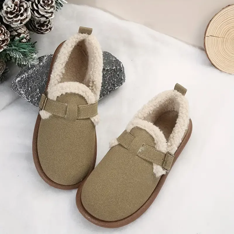 Lora - Gemütliche Plüsch Slip-On Hausschuhe