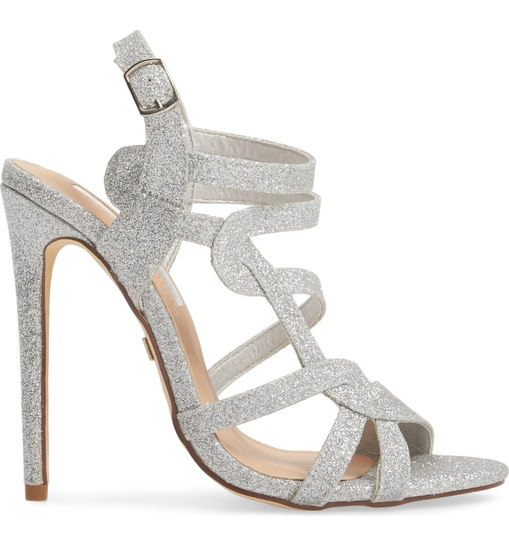 Lorraine Gidget Prom Sandal Open Formal Glitter High Lauren Strappy Toe International tracking Pumps Sustainable