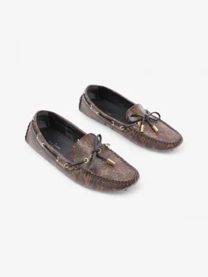 Louis Vuitton Gloria Flat Loafer Monogram Coated Canvas EU 37.5 UK 4.5