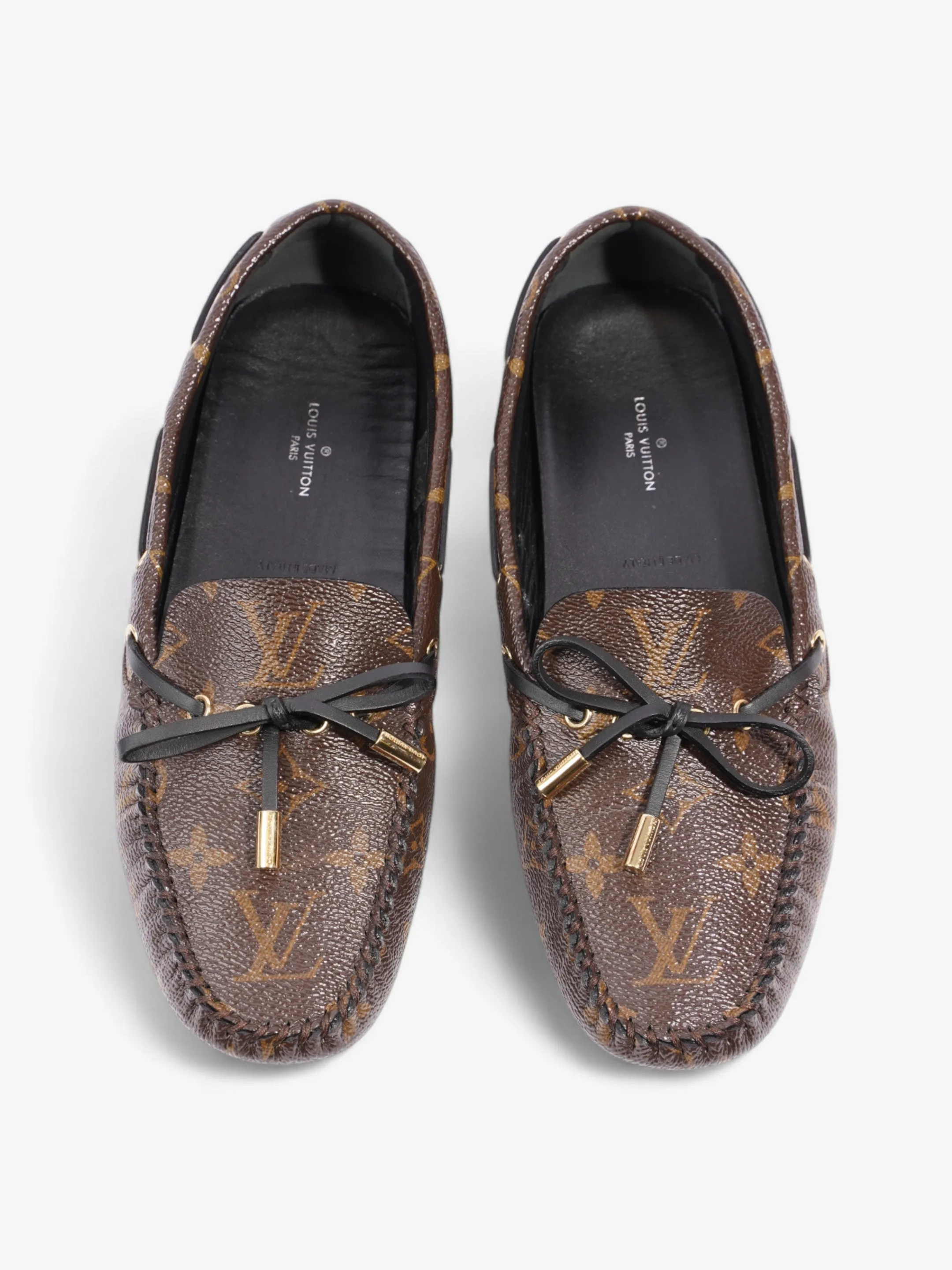 Louis Vuitton Gloria Flat Loafer Monogram Coated Canvas EU 37.5 UK 4.5
