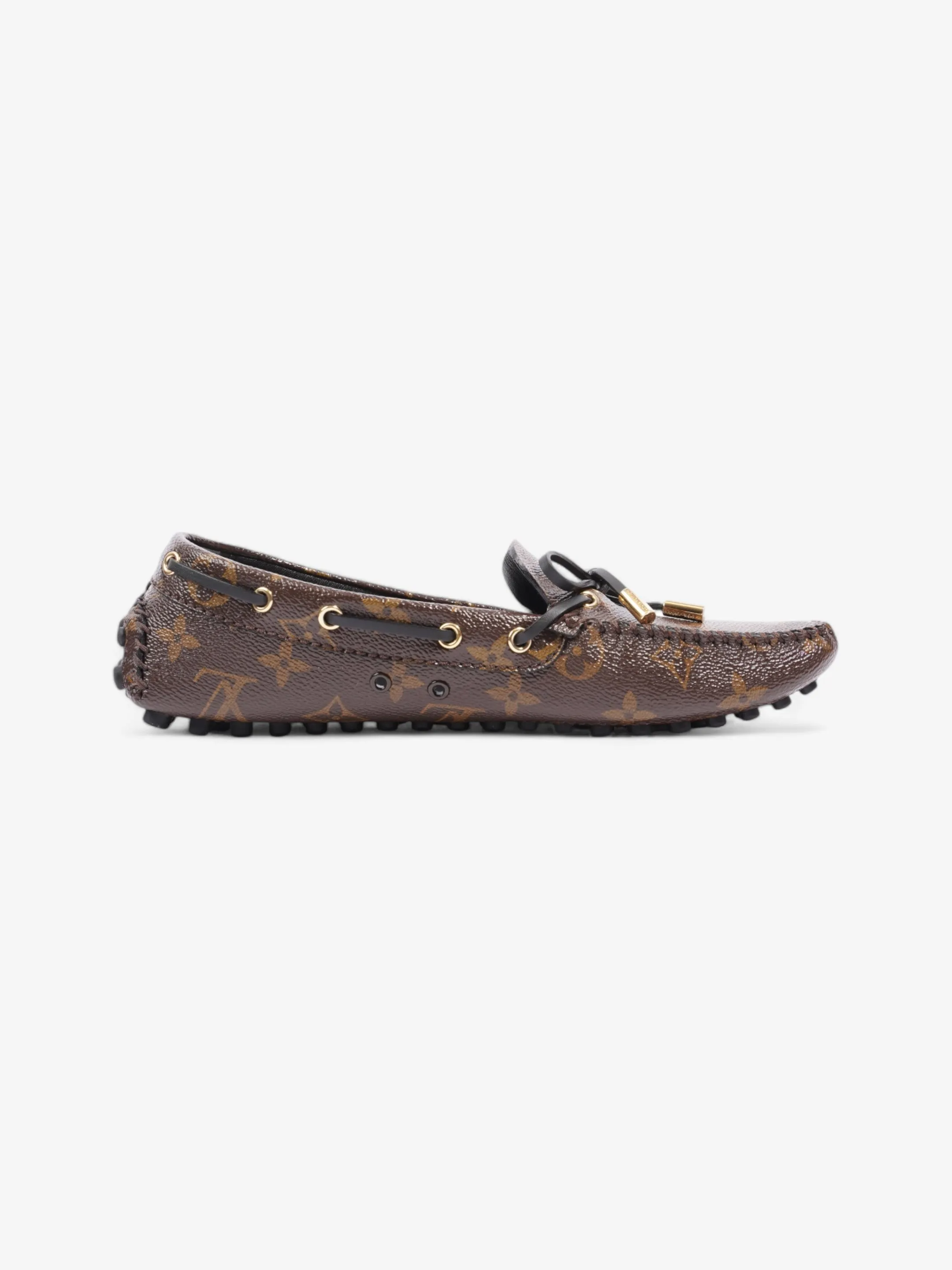 Louis Vuitton Gloria Flat Loafer Monogram Coated Canvas EU 37.5 UK 4.5