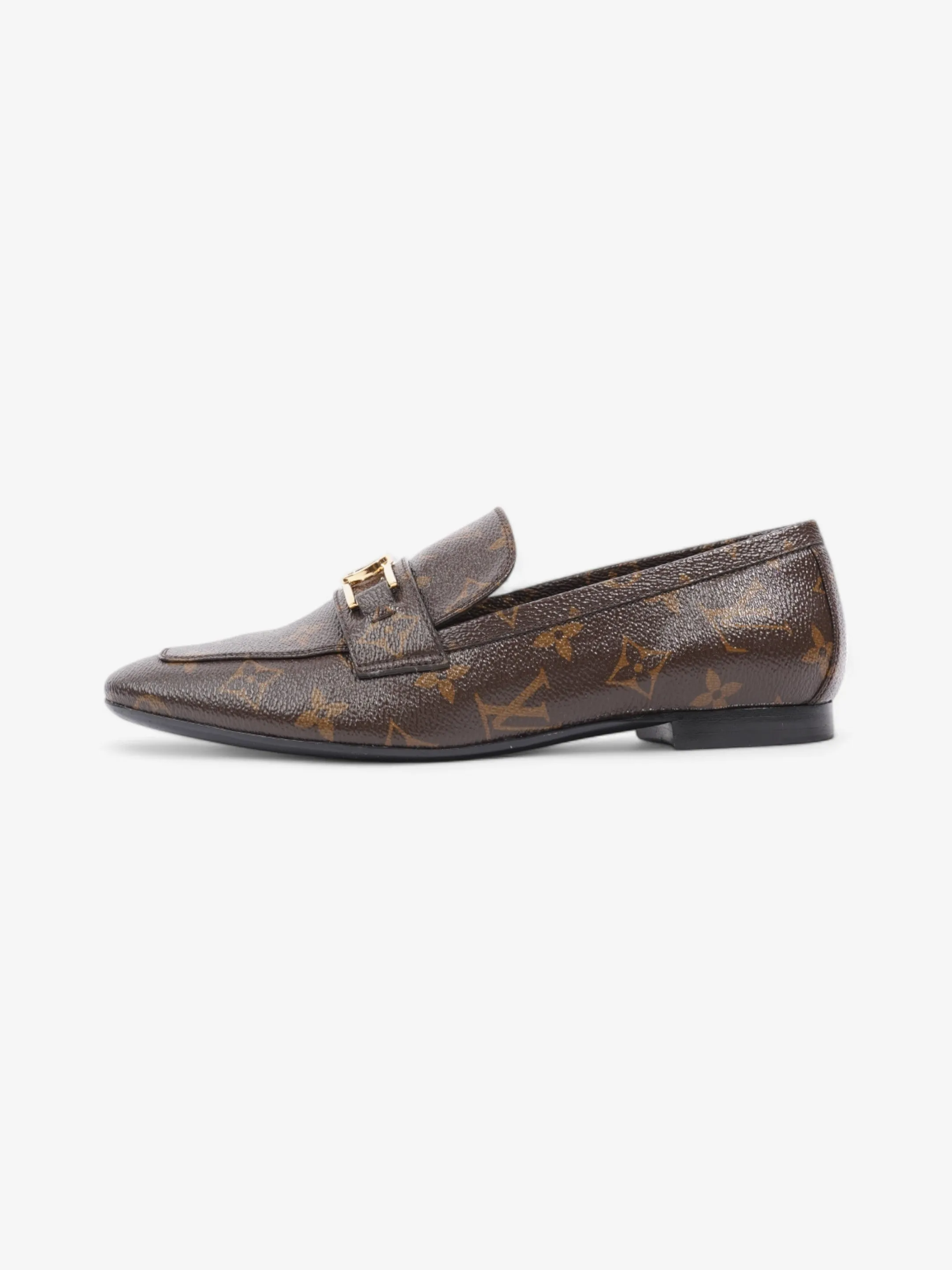 Louis Vuitton Upper Case Flat Loafer Monogram Coated Canvas EU 38 UK 5