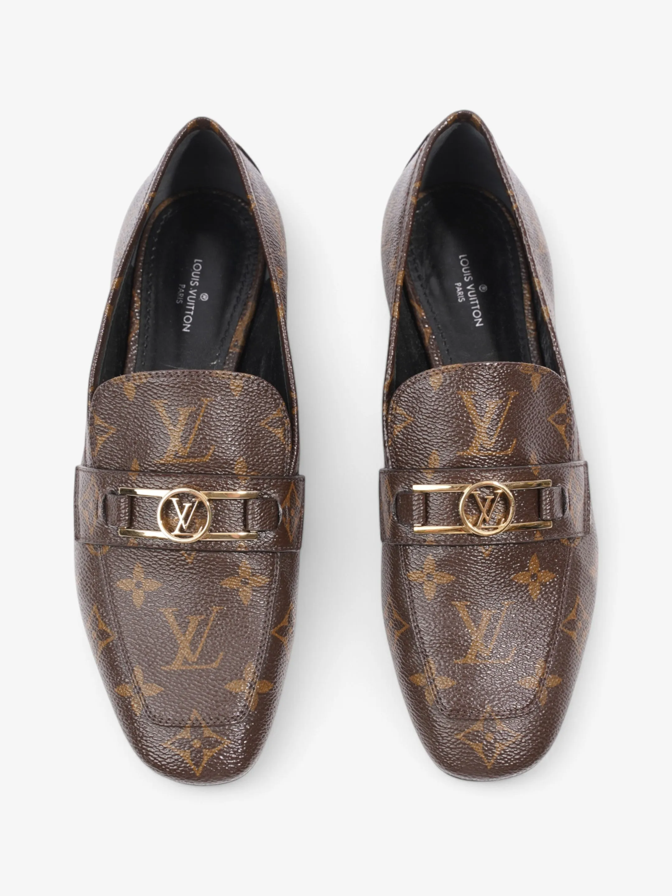 Louis Vuitton Upper Case Flat Loafer Monogram Coated Canvas EU 38 UK 5
