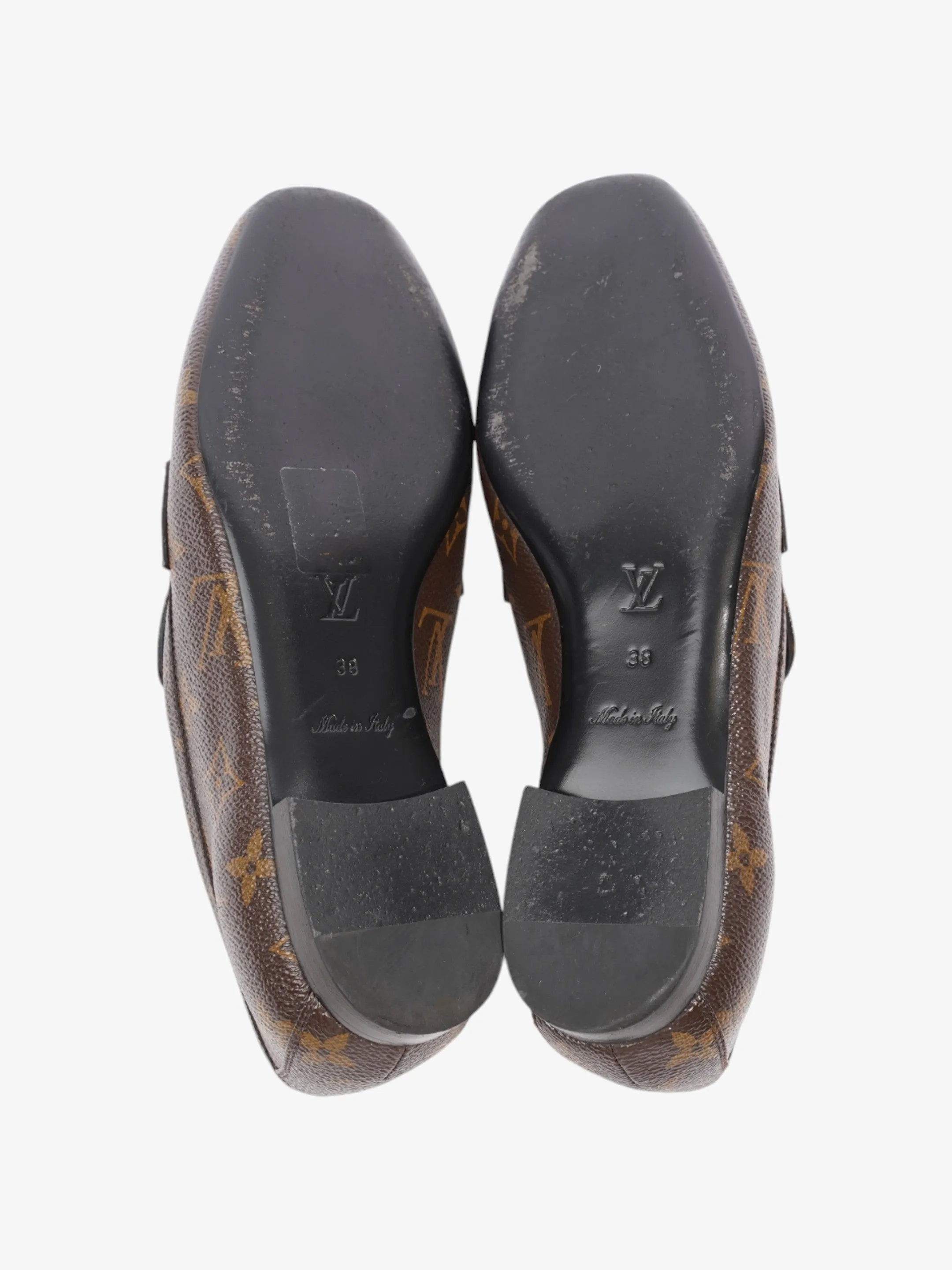 Louis Vuitton Upper Case Flat Loafer Monogram Coated Canvas EU 38 UK 5