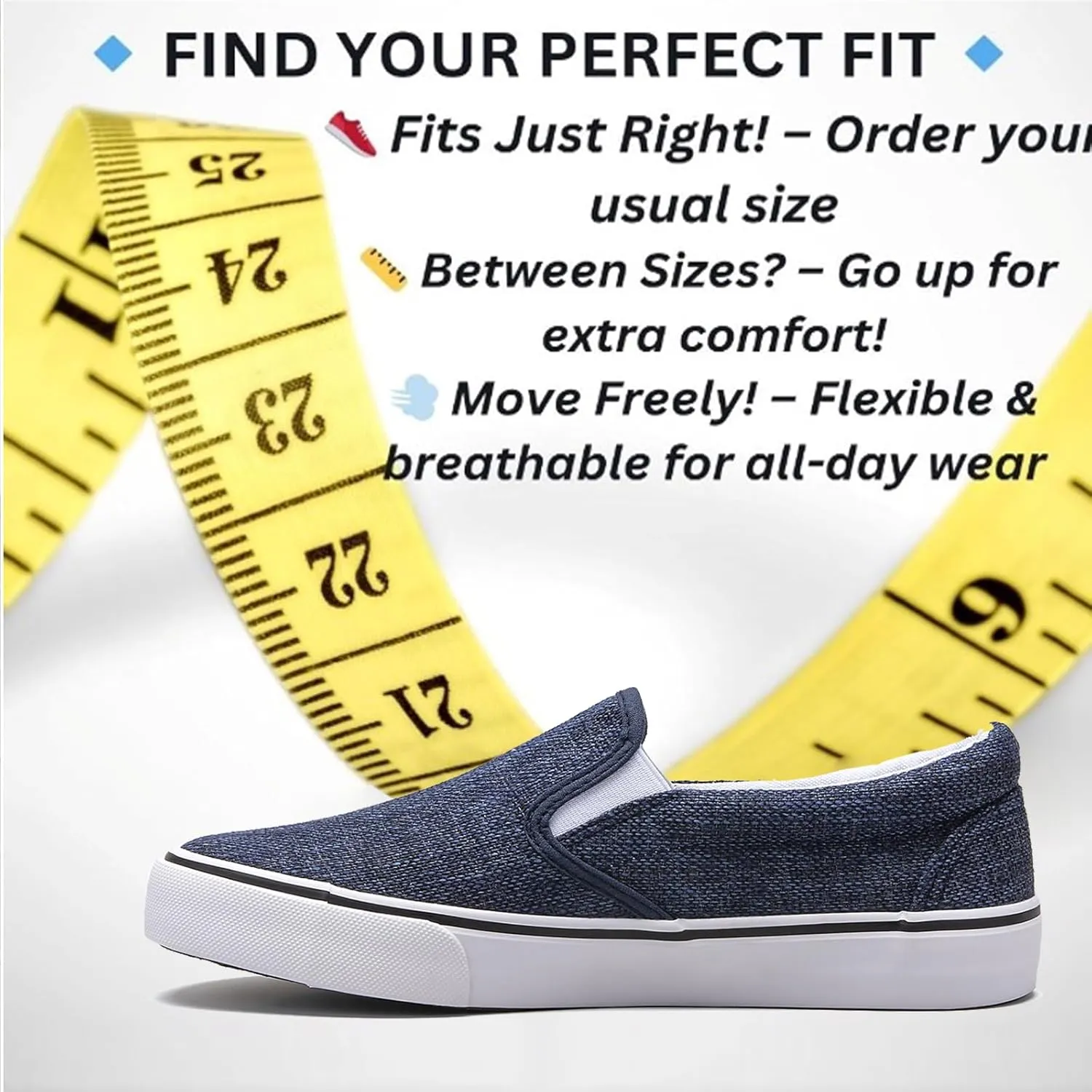 Low-Top Slip Ons Women's Fashion Sneakers Casual Canvas Sneakers for Women Comfortable Flats Breathable Padded Insole Slip on Sneakers Women Low Slip on Shoes