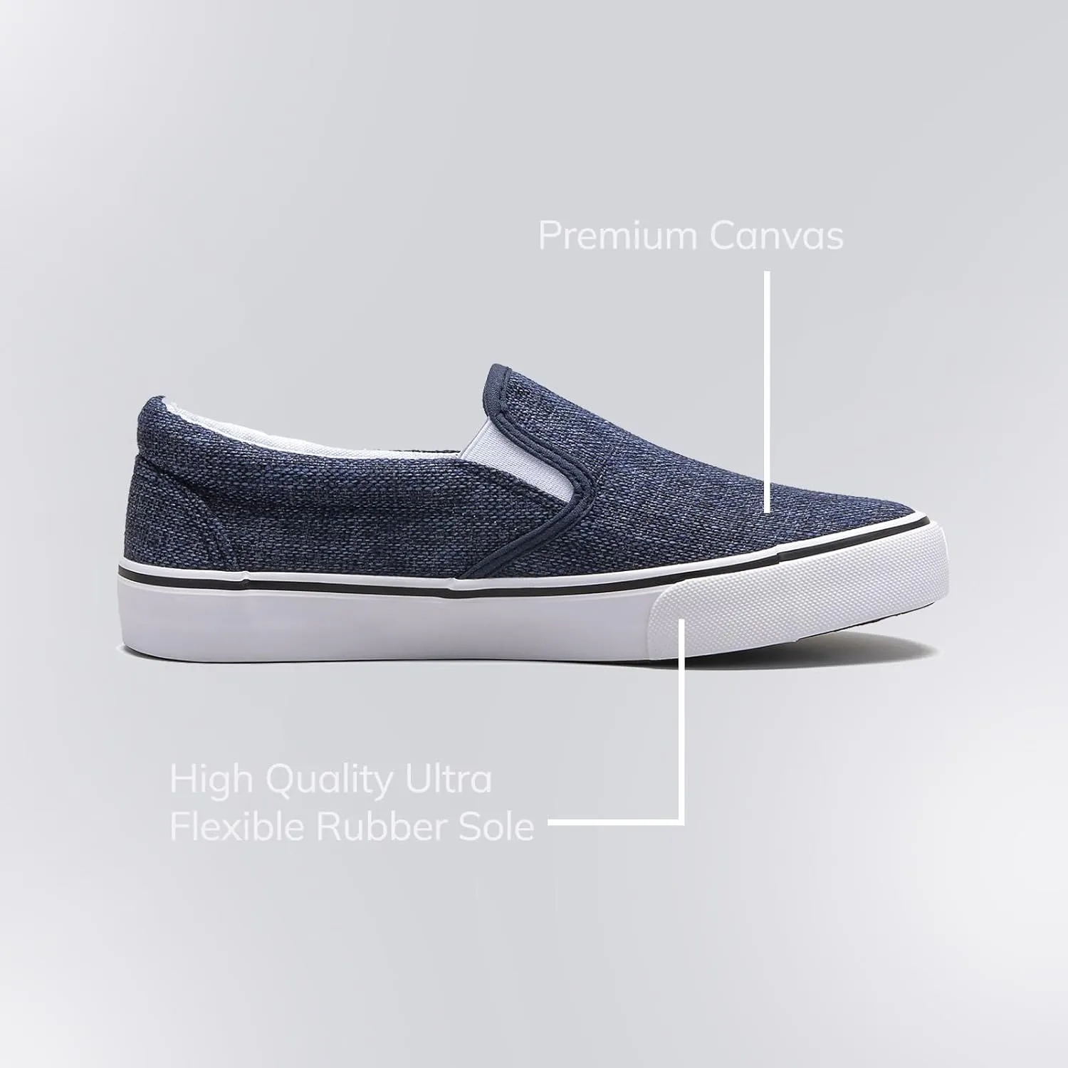 Low-Top Slip Ons Women's Fashion Sneakers Casual Canvas Sneakers for Women Comfortable Flats Breathable Padded Insole Slip on Sneakers Women Low Slip on Shoes