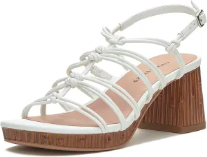 Lucky Brand Women's Bassie Strappy High Heel Sandal Heeled