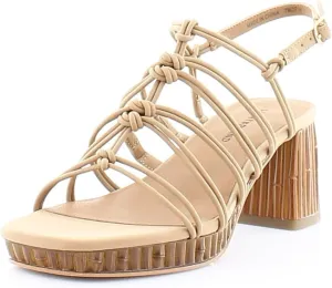 Lucky Brand Women's Bassie Strappy High Heel Sandal Heeled