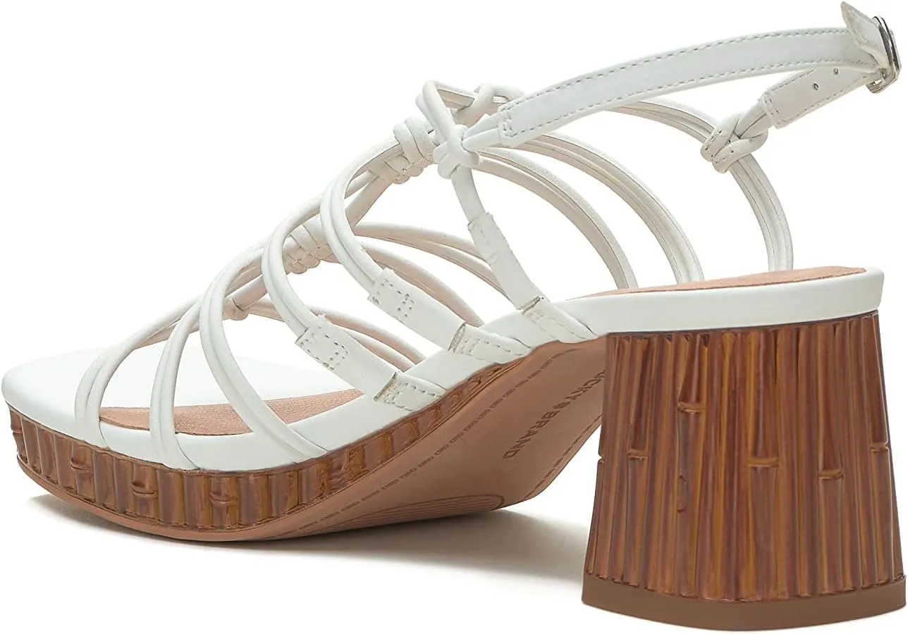 Lucky Brand Women's Bassie Strappy High Heel Sandal Heeled