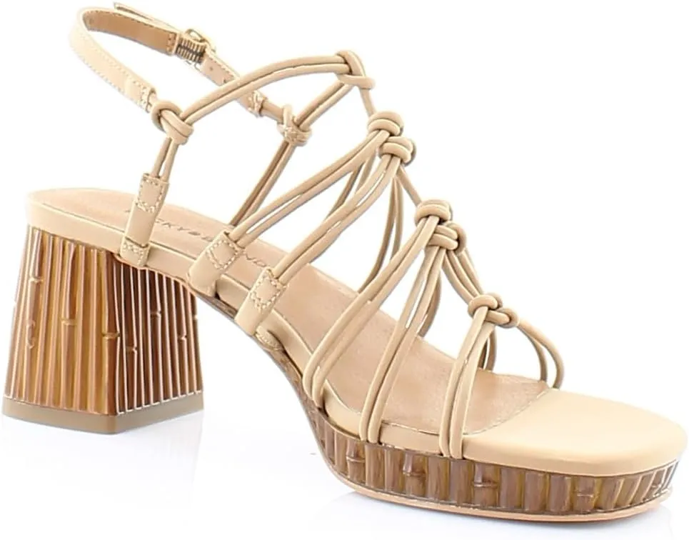 Lucky Brand Women's Bassie Strappy High Heel Sandal Heeled