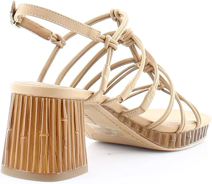 Lucky Brand Women's Bassie Strappy High Heel Sandal Heeled