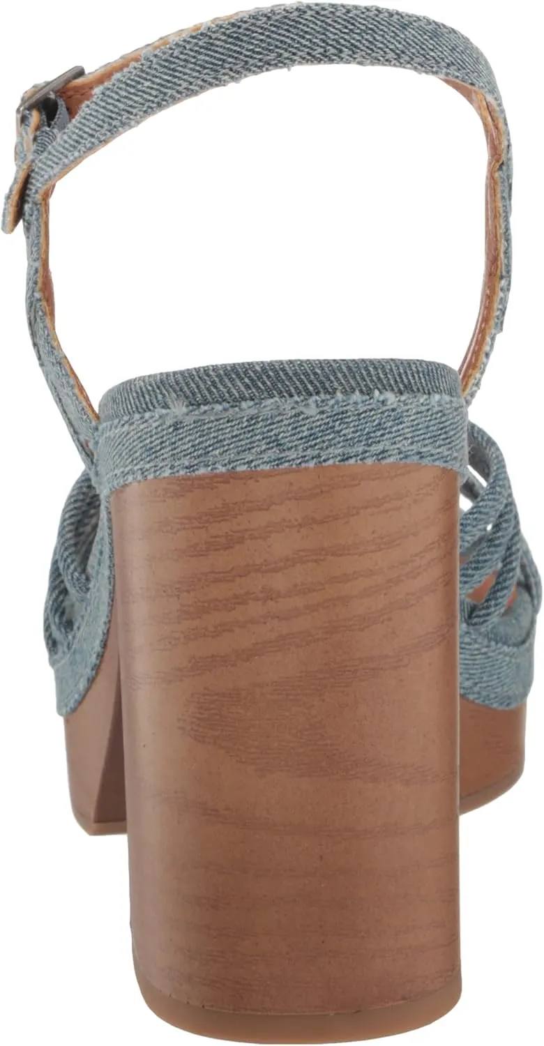 Lucky Brand Women's Ismene Strappy High Heel Sandal Heeled