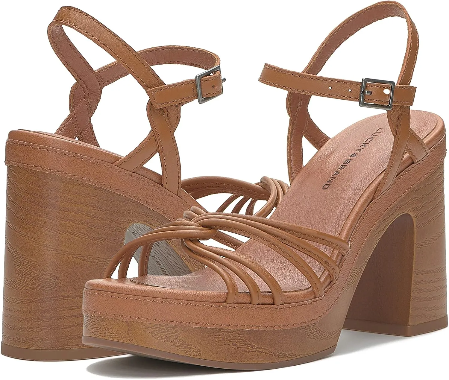 Lucky Brand Women's Ismene Strappy High Heel Sandal Heeled