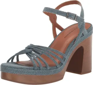 Lucky Brand Women's Ismene Strappy High Heel Sandal Heeled