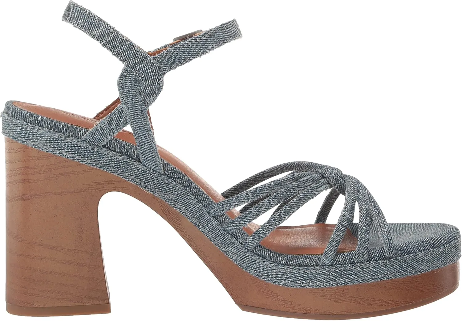 Lucky Brand Women's Ismene Strappy High Heel Sandal Heeled