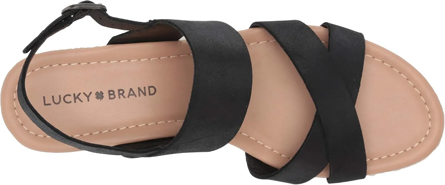 Lucky Brand Women's Waeka Sandal Strappy Wedge Casual