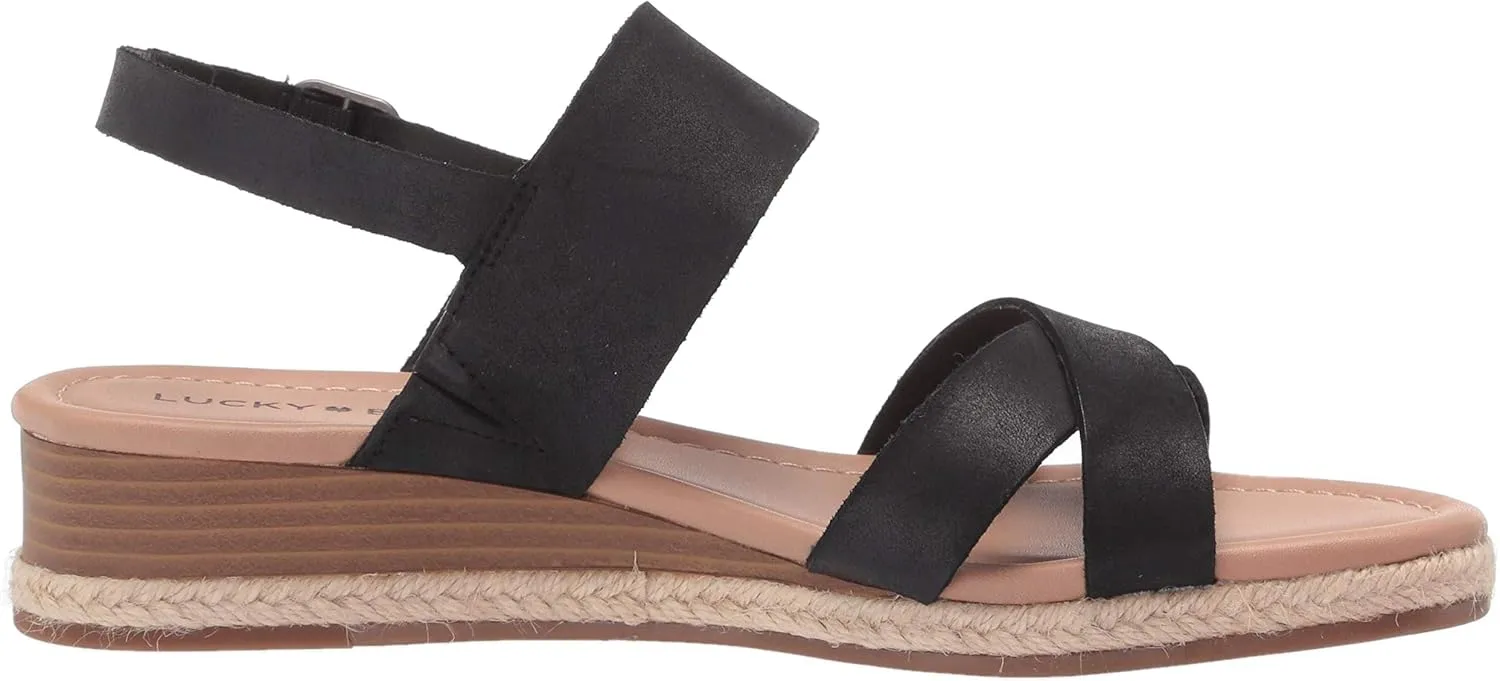 Lucky Brand Women's Waeka Sandal Strappy Wedge Casual