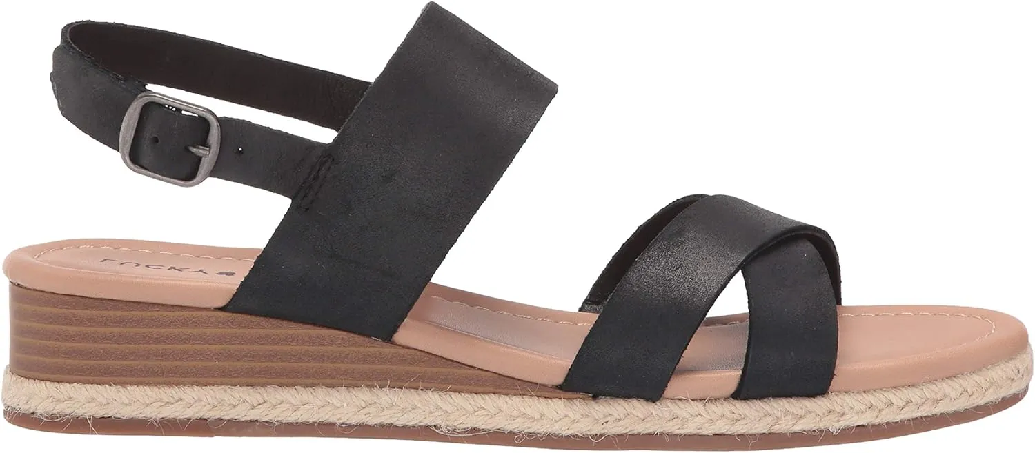 Lucky Brand Women's Waeka Sandal Strappy Wedge Casual