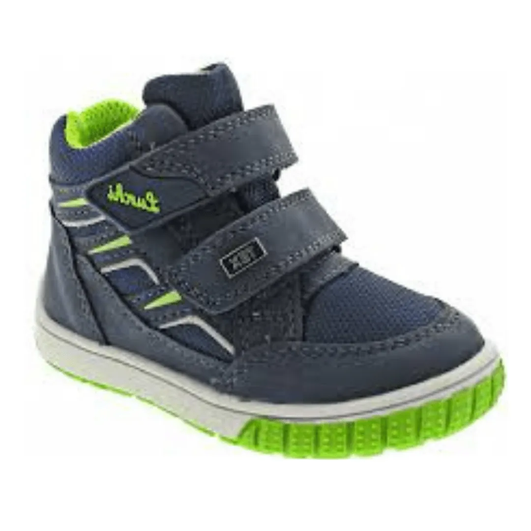 Lurchi Jano-Tex Boys Waterproof Boots- Navy/Grass