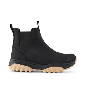 Magda Rubber Track Boot - Black/Beige