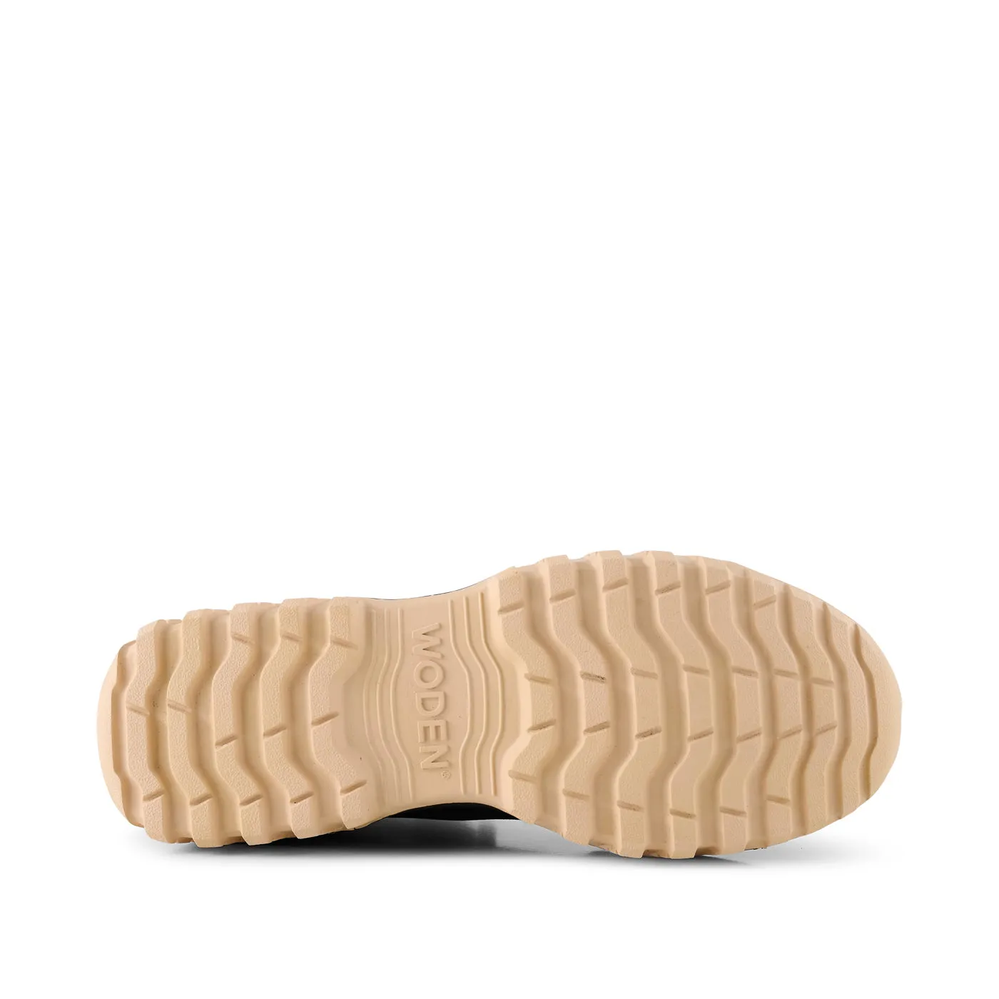 Magda Rubber Track Boot - Black/Beige