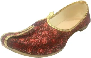 Mens Mehroon Sherwani Jutti Wedding Shoes Indian Shoes Ethnic Shoes Mojari Juti