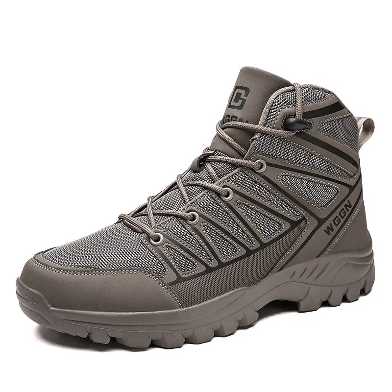 Men's Synthetic Leather High-Top Hiking Boot