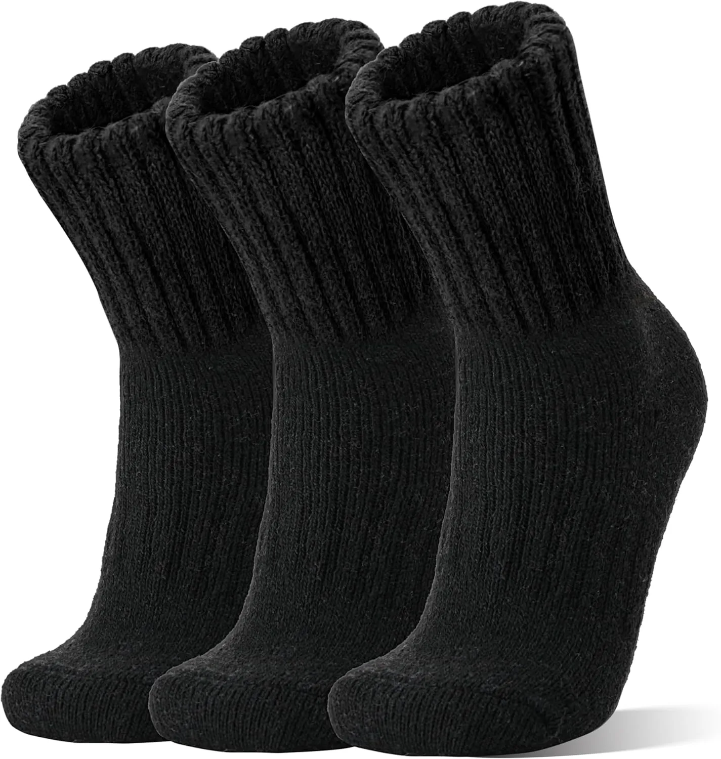 Merino Wool Boot Socks Thermal Winter Warm Thick Cozy Hiking Socks for Men Women 3 Pairs