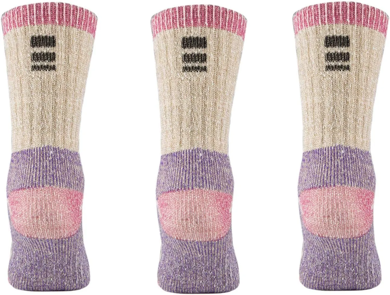MERIWOOL Merino Wool Kids Hiking Socks for Children 3 Pairs