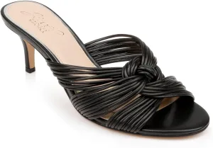 Mia Twisted Leather Mules