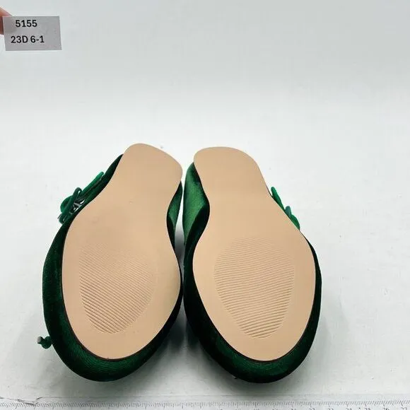 Miss Left  Women Bowknots Ankle Strap Mary Jane Classic Closed Round Toe Ballet